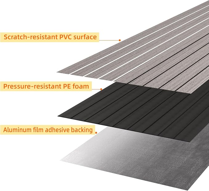 Peel and Stick Wood Slat Wall Panels, Grayish Brown, 236 x 15.7 in | 3D Fluted, PVC Paneling for Accent Wall, Ceiling, Living Room, Office, Bedroom - Image 7