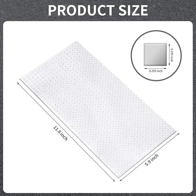 Vehipa 8000 PCS 7.5 x 7.5 mm Disco Mirror Tiles Silver - Image 3