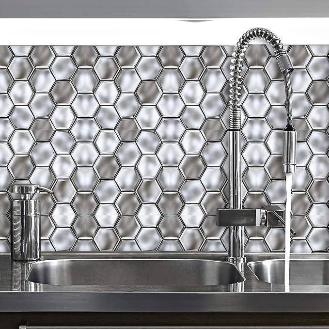 Alwayspon 25 Pcs Self-Adhesive Transfer for Home Decor, Peel and Stick Tile Decal, Water-Proof Backsplash Sticker for Kitchen Bathroom, 6x6inch - Image 4