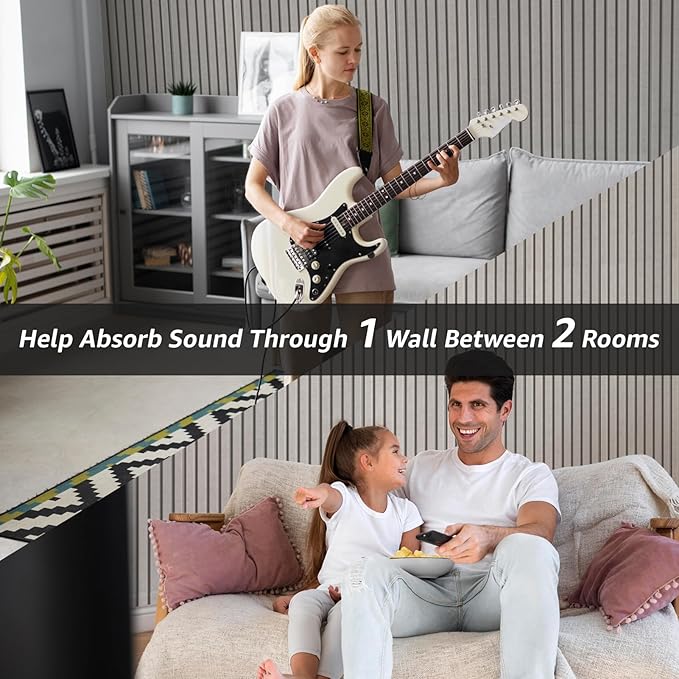 Art3dwallpanels Acoustic Panels, 48" X 12" X 0.35", Camel, 10 Pack | Soundproof Wall Panels, Self Adhesive, High Density Sound Absorbing, Noise Echo Reduction, for Recording Studio, Office - Image 7