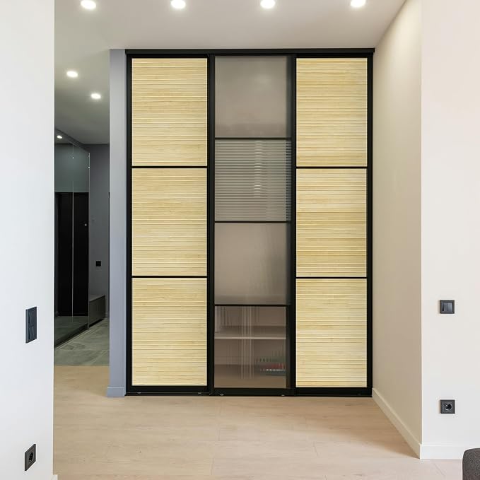 Art3d 48 x 96 in Pole Wrap Natural Bamboo Wall Panel, 2-Pack, Raw | Renewable Raw Board, Waterproof, No Emission, Wear-Resistant, Freely Cuttable, Stylish Wall Decor for Bedroom and Office - Image 9