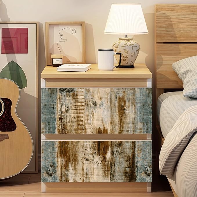 Grey Wood Wallpaper 17.3"×200" Peel and Stick Wallpaper Self Adhesive Distressed Wood Wallpaper Reclaimed Faux Home Decoration Film Shelf Vinyl - Image 9