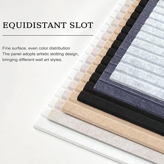 Large Acoustic Panels, 48"X24"X0.4" Sound Proof Foam Panels for Walls, Sound Dampening Panels, Soundproof Wall Panels for Home Studio&Office Decor. (Black, 10) - Image 5