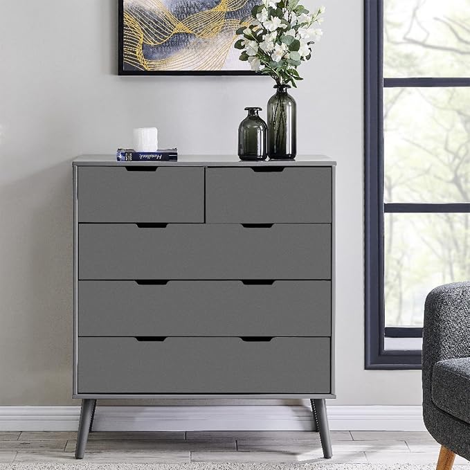 Yancorp 16"x120" Matte Dark Gray Contact Papaer Peel and Stick Wallpaper Vinyl Wrap Countertop Wallpapers Waterproof for Cabinets Drawers Bedroom Kitchen Self-Adhesive Wallpaper - Image 3