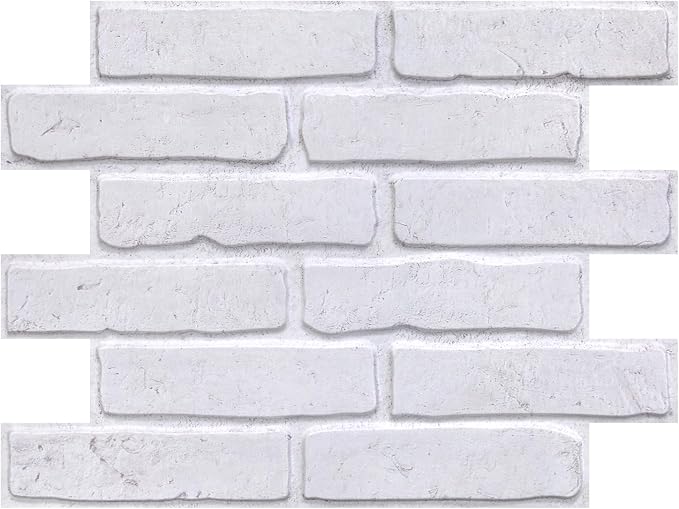 3D Faux Brick Wall Panels Peel and Stick, Designed for Quick DIY | White, 10 Pcs 15.7" x 11.8", Brick-Look, Ultra-Light PVC Fake Brick Wall Covering Tiles for Wall Renovation, Cover 12.9 sq ft - Image 9