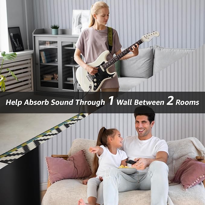 Art3dwallpanels Acoustic Panels, 48" X 24" X 0.71", White, 5 Pack | Soundproof Wall Panels, Self Adhesive, High Density Sound Absorbing, Acoustic Treatment for Recording Studio, Office - Image 7