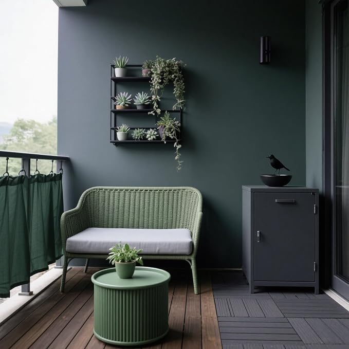 Yancorp 16"x394" Matte Emrald Green Peel and Stick Wallpaper Removable Contact Paper for Cabinets and Drawers Stick on Wall Paper for Bedroom Kitchen Self-Adhesive - Image 6