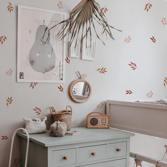 Nursery Wall Stickers Boho Kids Room Decor Girls Bedroom Removable Wall Decals Vinyl Murals DIY Cute Decorations 12 Sheets - Image 2