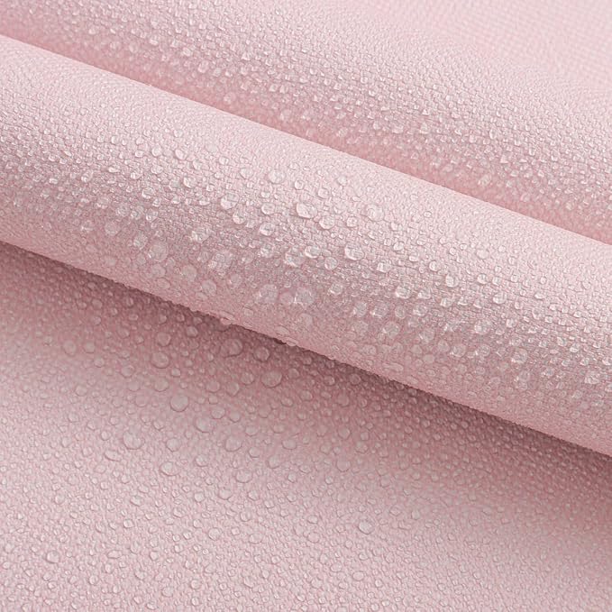 Pink Peel and Stick Wallpaper Grasscloth Paper 15.7in x 196.8in | Textured Wallpaper Peel and Stick Vintage Faux Linen Contact Paper Self Adhesive Removable Grasscloth for Bedroom Vinyl - Image 6