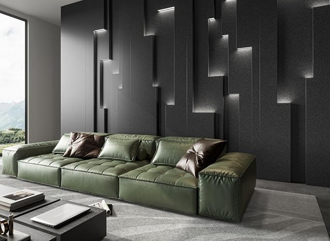 Black Silk Wallpaper Embossed Self Adhesive Peel and Stick Contact Paper | 15.7" X 787.4" Removable Waterproof Kitchen Vinyl Wrap Drawer Liner Cabinet Textured Renter Friendly Wall Gift Paper - Image 4