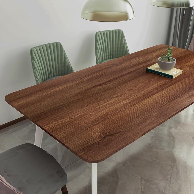 Walnut Wood Grain Contact Paper Peel and Stick Wood Wallpaper 24x78 inch Dark Wooden Look Decorative Wallpaper Removable Self-Adhesive Wood Vinyl Wrap for Kitchen Cabinet Countertop Table - Image 9