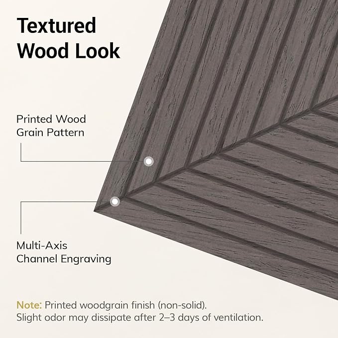 TONOR Acoustic Wall Panels Peel and Stick, 12 Pack 23.6''x23.6''-46.5 sq.ft. High-Density Acoustic Wood Panels Alternative. Soundproof Wall Panels for Interior Wall Decor, Home, Bedroom, Black - Image 4