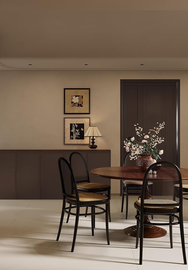 Dimoon 236.2''x17.7''Coffee Brown Peel and Stick Wallpaper Contact Paper Modern Self Adhesive Wall Paper Removable Textured Solid Color Shelf Cabinet Vinyl Roll (236.2''x17.7'',Coffee Brown) - Image 7