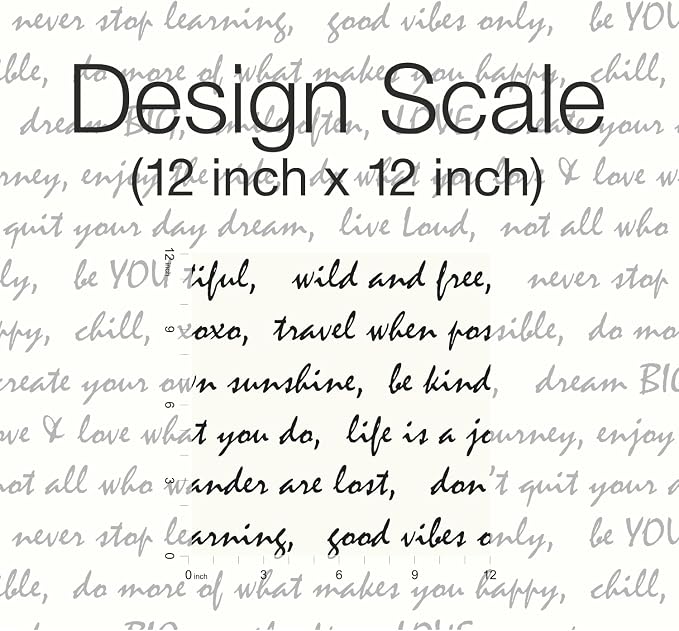 RoomMates Black Dream Big Script Peel and Stick Wallpaper, 20.5 in x 16.5 ft Roll, Vinyl, Removable, For Smooth Surfaces - Image 5