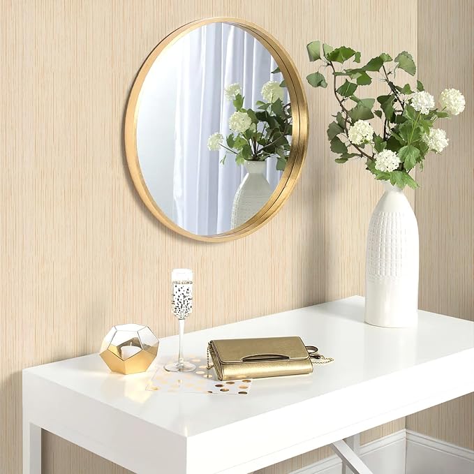 Beige Grasscloth Peel and Stick Wallpaper Vintage Texture Removable Waterproof Wallpaper for Room Walls, Cabinets, Furniture, Drawers, Desk A Set of 15.7"x480" - Image 7