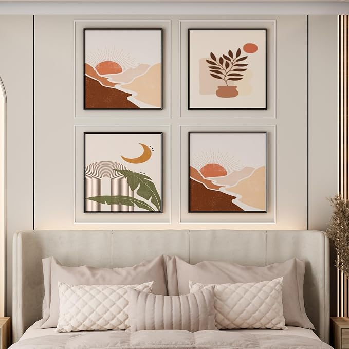 Colingmill Accent Wall Molding Kit Premade Panel,3set,31.4x31.4in | Wainscoting Panels, Peel and Stick, Wall Moulding, 3D, White, Pre Cut Picture Frame Trim, for Walls Home Decoration - Image 5