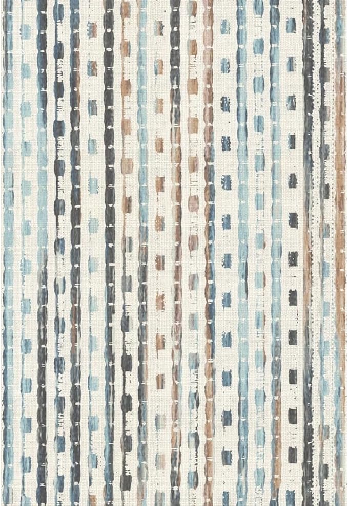 Main Street Peel and Stick Wallpaper Sheets, Woven Stripe, 12-Pack | 11 x 16 in sheet size; Covers up to 14.67 sq ft; Eco-friendly paper material; No paste or additional adhesive required by MainStreet