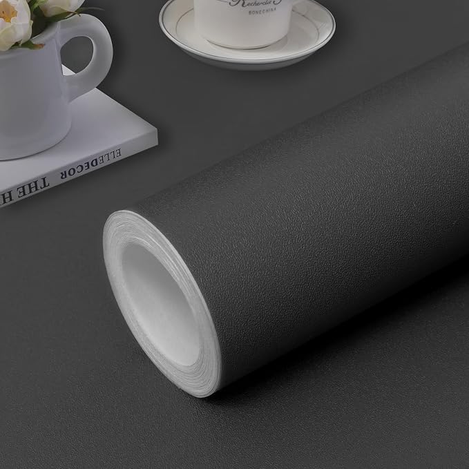 practicalWs 15.7"x 787.7" Grey Wallpaper Self Adhesive Peel and Stick | Wall Pattern for Living Room TV Wall Store Backdrops Thick Wallpaper PVC DIY Decorative Roll by practicalWs