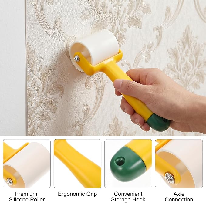 Clay&Fire Peel and Stick Wallpaper Tools, Wallpaper Smoothing Tool Kit,8Pcs | Contact Paper Hanging Vinyl Backsplash Window Film - Image 8
