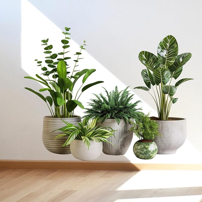 2 Sheets Green Potted Plant Wall Decor Bonsai Vinyl 3D DIY Art Stickers & Murals Removable Floral Wall Decals Peel and Stick for Living Room Bedroom Bathroom Kitchen Office Tropical Wallpaper - Image 5