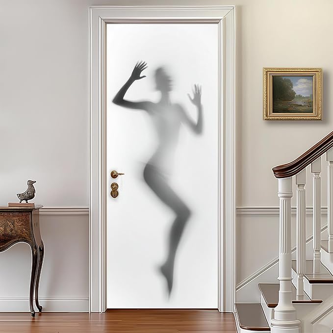 3D Door Stickers, Peel and Stick Wallpaper ，Self-Adhesive Mural PVC Waterproof Wall Poster for Home Decor 30.3" W x 78.7" H by AOHMPT