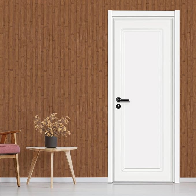 Tawny Wood Grain Contact Paper 17.3"x400" Wood Look Peel and Stick Wallpaper Removable Self Adhesive Vinyl Wallpaper for Bedroom Cabinets Countertops - Image 9