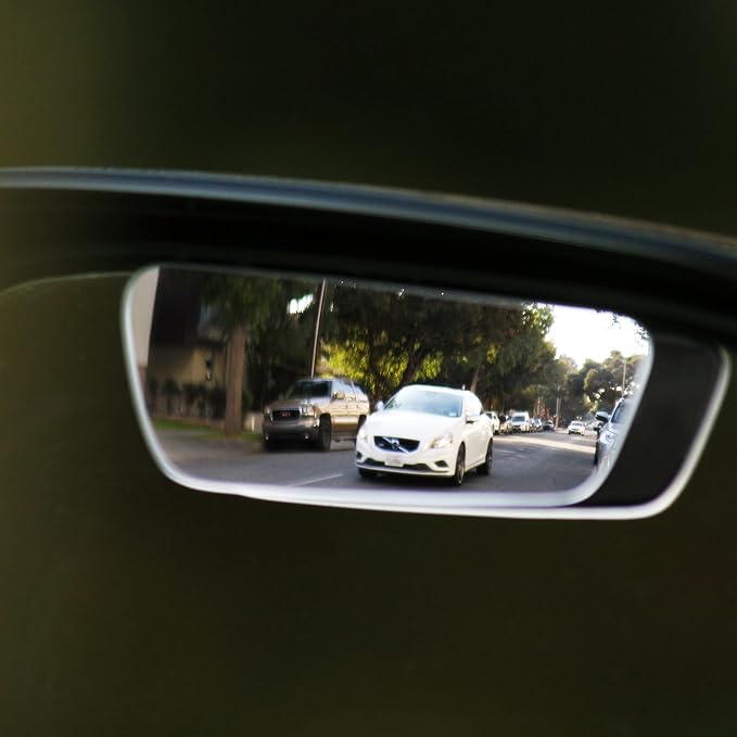 Daren's Ultimate Bundle of Blind Spot Mirrors for Cars & Trucks by Safe View Company | Real Convex Glass, Wide Angle Vision, Easy Stick On, Durable & Weatherproof - Image 6