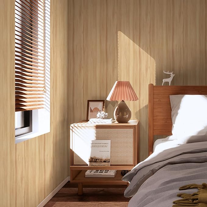 Wood Grain Contact Paper 17.3"x200" Oak Wood Look Peel and Stick Wallpaper Vintage Removable Self Adhesive Vinyl Faux Wood Wallpaper for Cabinets Countertops Covering - Image 4