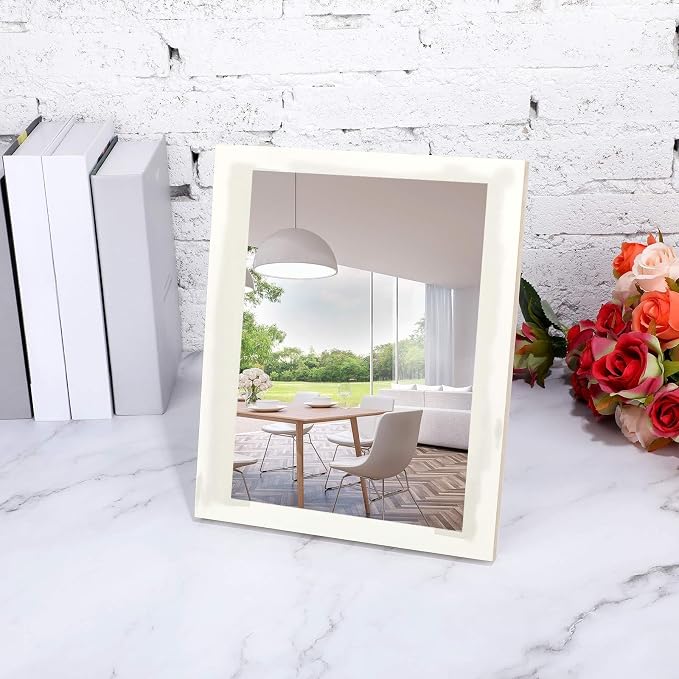 Tenare 12 Pieces Self Adhesive Acrylic Wall Mirror Tiles Flexible Small Mirror Wall Stickers Sheets Non Glass Unbreakable for Bathroom Home Gym Bedroom Home Classroom Decor (9 x 6 Inch) - Image 3