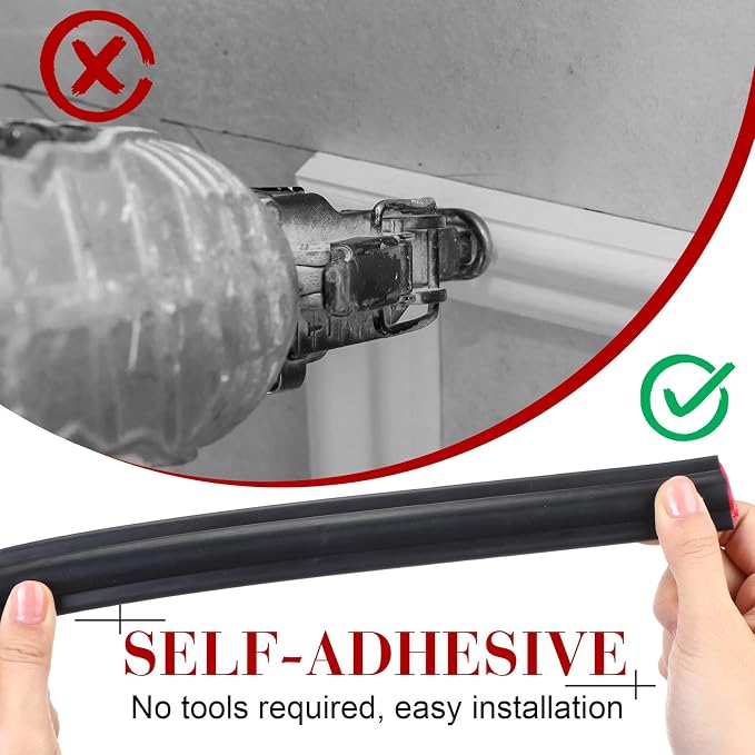 32.8ft x 1.1 Inch Flexible Peel and Stick Molding Trim for Wall, Baseboard, Backsplash, Tile Edge, Chair Rail, Mirror-self Adhesive Moulding Trim for Bathroom Wall Door Floor Window, Black - Image 4