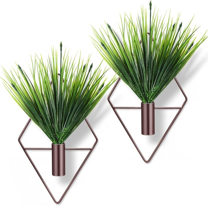 Canlierr 4 Pcs Wall Decor Hanging Planters, Aquatic Plant, Bronze by Canlierr