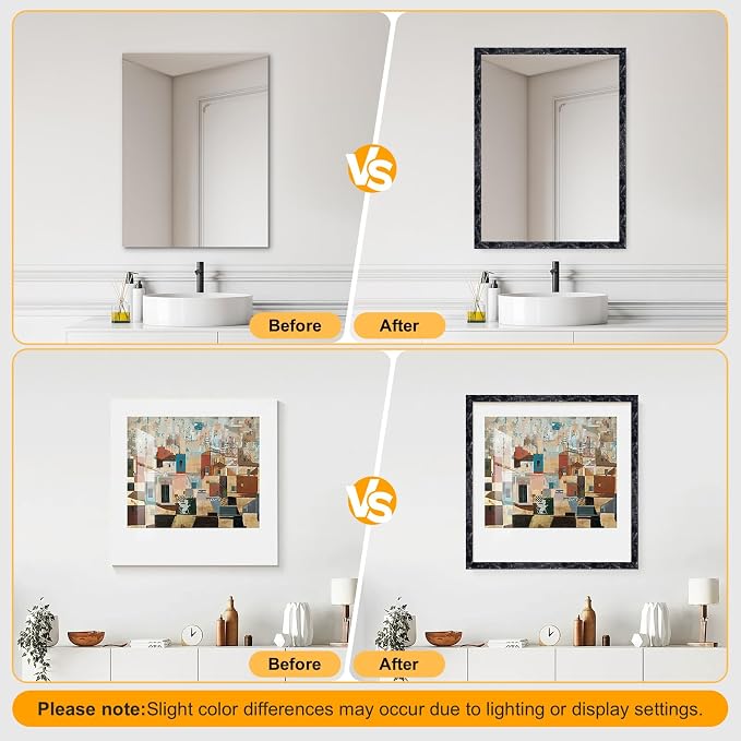 16.4FT x 1.02'' Black Peel and Stick Crown Molding Trim – Self-Adhesive Mirror Border & Cabinet Edge, Flexible Decorative Trim for Interior Use - Image 4