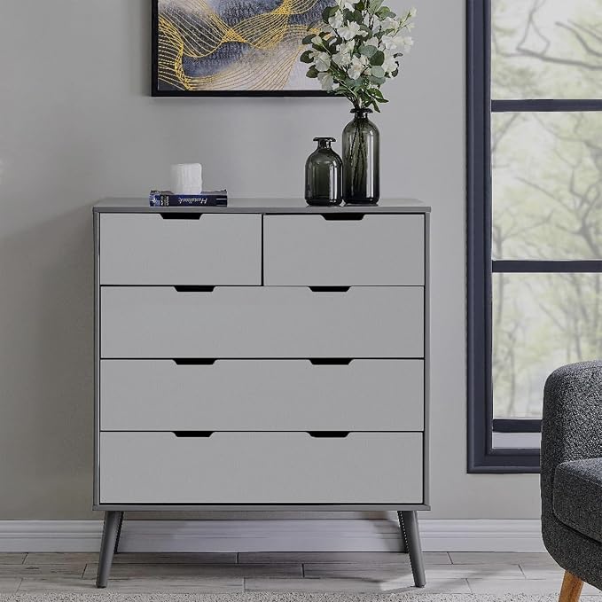 Yancorp 16"x120" Matte Light Gray Contact Papaer Peel and Stick Wallpaper Vinyl Wrap Countertop Wallpapers Waterproof for Cabinets Drawers Bedroom Kitchen Self-Adhesive Wallpaper - Image 2