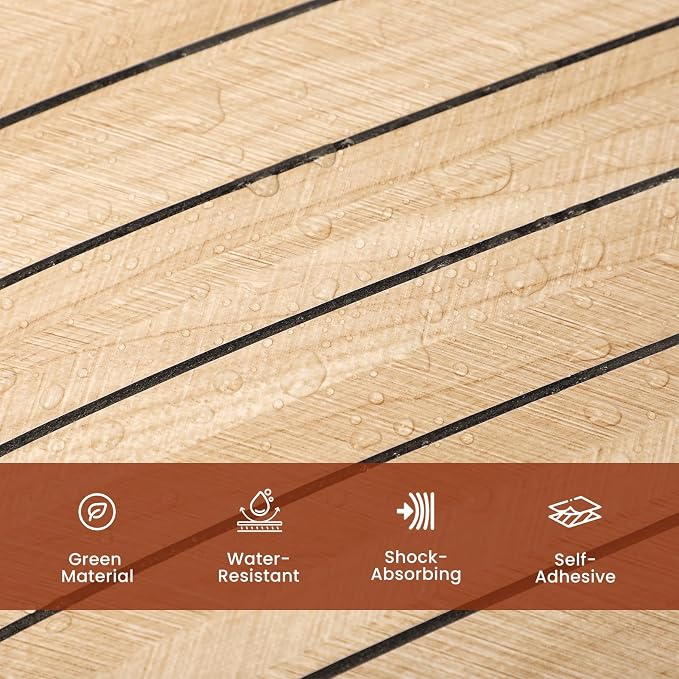 Thick Peel and Stick Slat Wall Panel Self-Adhesive 3D Wood Grain | Wallpaper Sticker Soundproof Moisture Resistant for Wall Ceiling (236.22" x 15.75") - Image 4