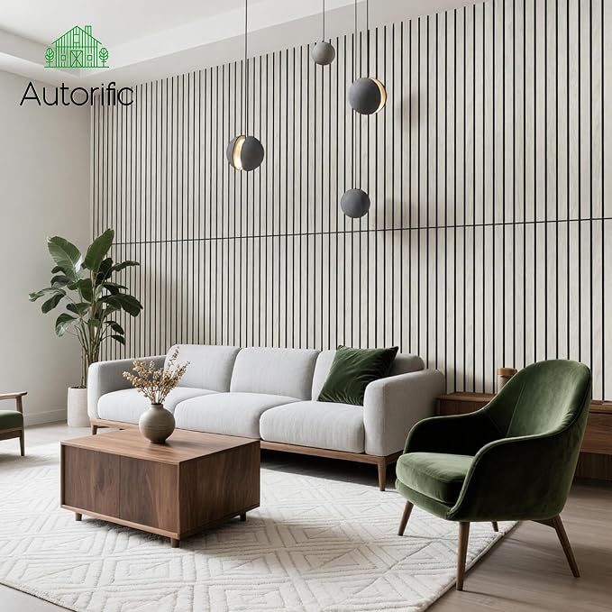 Acoustic Panels,47.2”x23.6”,10 Pack Soundproof Panels,Natural Oak | Simulated Wood Grain Finish Wall Panels,Acoustic Wall Panels,PVC Wood Veneer Wall Panels, High-Density Polyester Fiber - Image 5