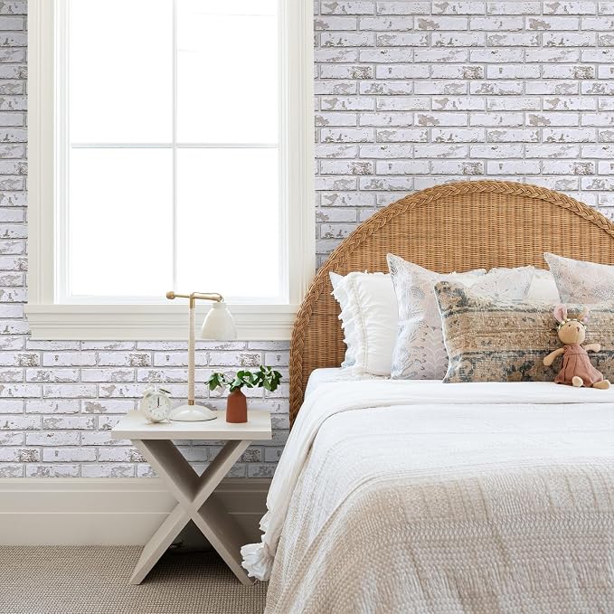 Commomy 3D Faux Brick Wall Panels - Ultra Thin PVC 10pcs 15.74" x 11.8" | Peel and Stick Brick Wall Covering for Living Room, Bedroom Quick DIY Interior Wall Decor,Not Real Brick (12.92 sq.ft) - Image 7