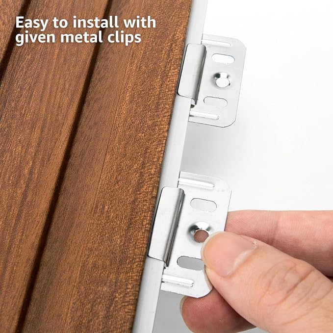 Art3d 96 x 6 Inch WPC 3D Wood Textured Slat Wall Panels, 8-Pack, Teak | Stylish Slat Design, Waterproof, Weather Resistant, Eco-Friendly, Long-Lasting, Easy to DIY, Ideal for Interior Wall, Bedroom - Image 5
