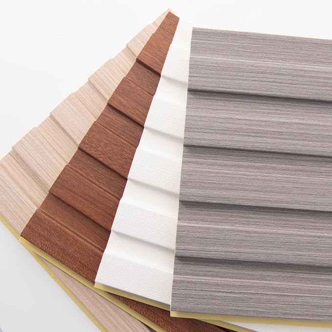 Art3d WPC 3D Wood Textured Slat Wall Panel, 5-Piece Sample Pack, 6 x 6 Inch | Stylish Slat Design, Waterproof, Weather Resistant, Eco-Friendly, Long-Lasting, Easy to DIY, Ideal for Interior Wall, Bedroom - Image 4