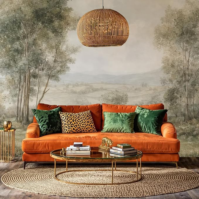 Forest Wall Murals Peel and Stick Self Adhesive Canvas Wallpaper | Large Removable Woodland Mural for Living Room Bedroom Office Home Decor and Accent Walls in Multiple Standard Sizes - Image 2