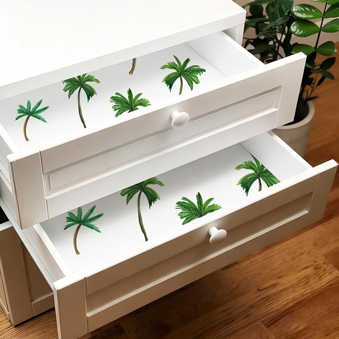 Shelf and Drawer Liner for Kitchen, Table, Bookshelves, Waterproof Cupboard Liners Tree Peel and Stick Wallpaper Self Adhesive Removable Easy Peel Off Stick on Paper 17.3" × 78.7" - Image 4