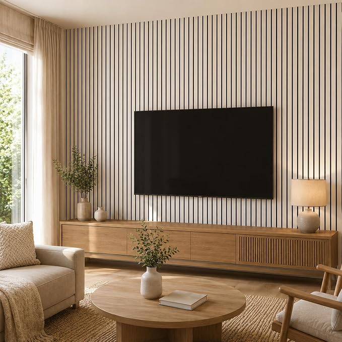 3D Wall Panels, Self-Adhesive Wood Grain, 19.7" x 118.1" | Self-adhesive wood panels for wall peel and stick use, with cut-to-fit edges for bedrooms, kitchens, and entryways - Image 2