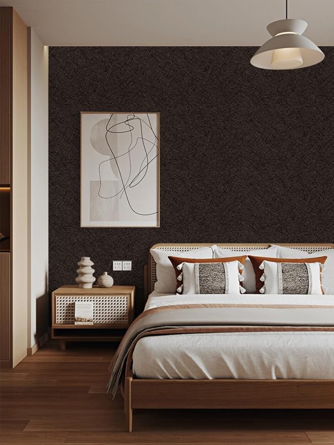 Brown Peel and Stick Self Adhesive Wallpaper Countertop Contact Paper | Removable Waterproof Bathroom 15.7" X 393.7" Kitchen Vinyl Wrap for Cabinet Countertops Wall Counter Top Paper - Image 5