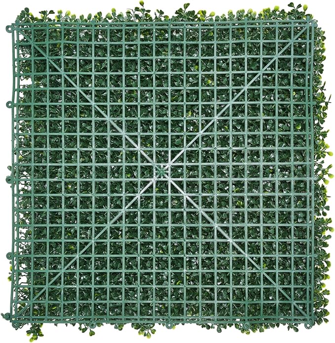 VEVOR Artificial Grass Wall Panels, 40 x 120 inch, Milan Grass Greenery Boxwood Panel for Indoor Outdoor Green Decor & Ivy Fence Covering, Privacy Backdrop Wall Hedge Screen for Garden - Image 12