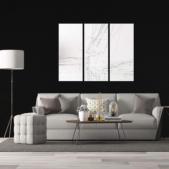 practicalWs 15.7 inch x 590.5 inch Solid Color Black Wallpaper | Self Adhesive Removeable Contact Paper for Home Decoration Easy to Install Peel and Stick Wallpaper - Image 5