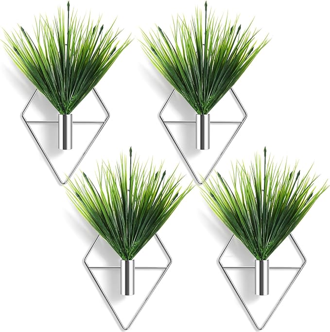 Canlierr 8 Pcs Wall Decor Hanging Planters, Aquatic Plant, Silver by Canlierr