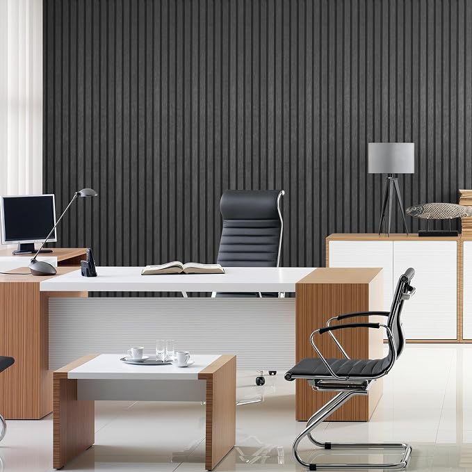 Art3dwallpanels Acoustic Panels, 48" X 24" X 0.71", Black, 5 Pack | Soundproof Wall Panels, Self Adhesive, High Density Sound Absorbing, Acoustic Treatment for Recording Studio, Office - Image 9