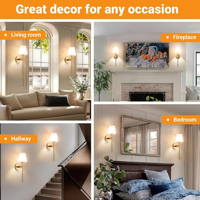 Nekhung Battery Operated Wall Sconce, Peel and Stick Sconces Set of 2 | Wireless Adhesive Stick On Wall Sconce, 10000mAh Rechargeable RGB Bulb with Remote, No Drill Wall Light for Bedroom Decor - Image 8
