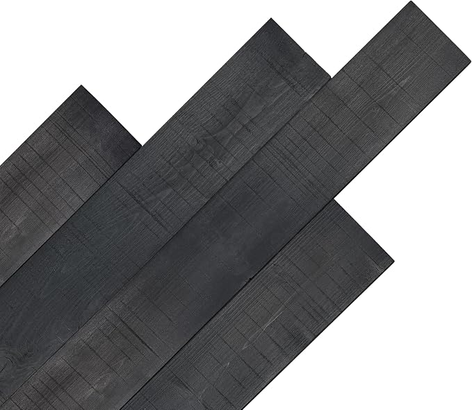 Real Wood Wall Planks-5" White Shiplap Panel Peel and Stick 10Pack 12.5SqFt | 5in wide solid wood shiplap planks-easy DIY wall shiplap panels Perfect for accent wall,backsplash,bedroom, living room - Image 6