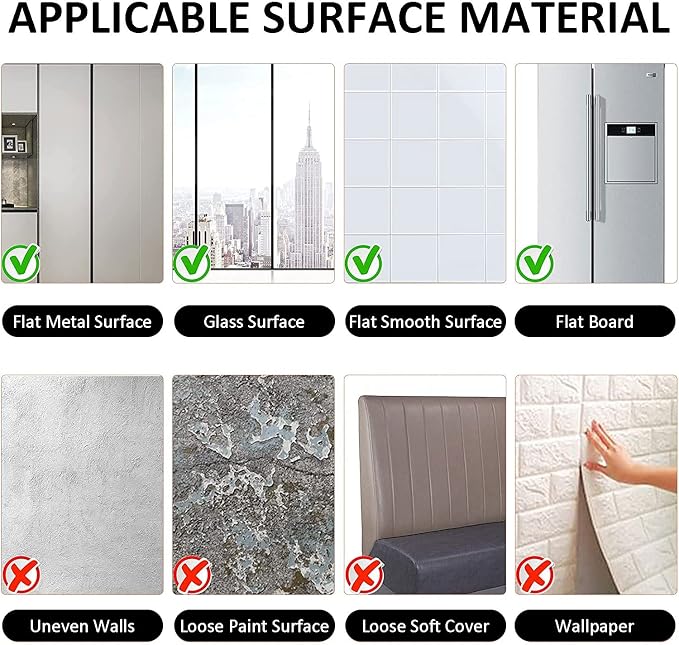 Acrylic Mirror Sheet for Wall, 15.7" x 19.6" x 1Pcs - Image 7