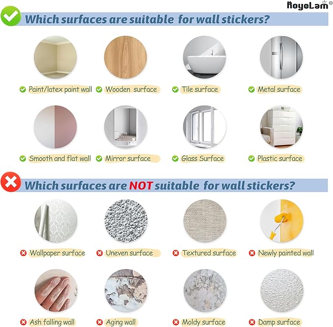 59.1'' x 49.6'' Flower Petal Wall Decal Floral Wall Sticker (Navy) | Removable waterproof peel and stick wall art for nursery, baby room, classroom, living room, bedroom, office and bathroom - Image 6
